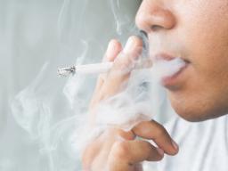 Image of man smoking