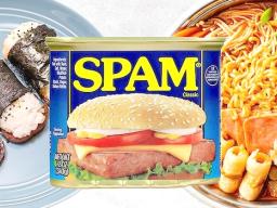 SPAM can with misubi