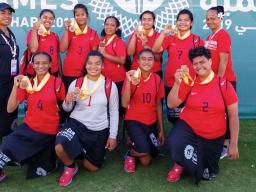 American Samoa Special Olympians with their bronze medals