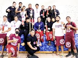 35th Annaul Secondary Speech Festival winners with trophies