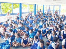 St. Francis Elementary School students