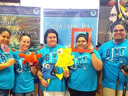 Officials and staff members of NOAA's National Marine Sanctuary
