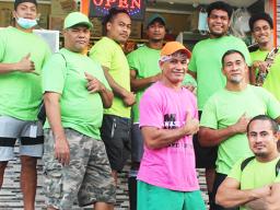 Crew members of StarKist Samoa’s Sanitation Department pose for a photo
