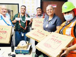  (L-r) HR-Safety leaders Tiatia Tagaloa Salani, Quddus Apineru, Ben Solaita, Molly Schuster and Patricia Fua