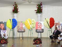 Images of fallen colleagues at StarKist Memorial Service