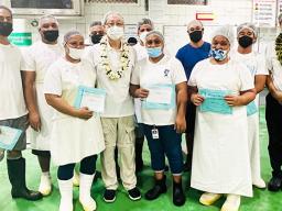 Starkist Co. President & CEO and 15 fish cleaners