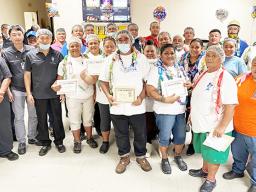 30 Starkist employees who were honored