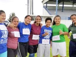 Some of the participants in Special Olympics Fun Day 2019