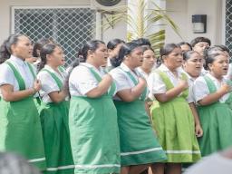 Lupelele Elementary School 8th grade students