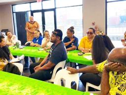 DOH staff at suicide prevention training