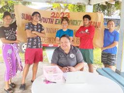 Summer Youth program in Aunuu