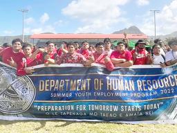 Stuents participating in ASG’s Summer Youth Employment Program 