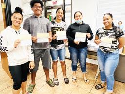 Participants of the ASG’s Summer Youth Employment Program 