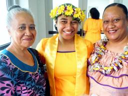Family members with Aofaigaimanu Ta’afua