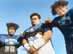  Brothers Max and Keaoni Tuitele (left-right) and cousin Kahalua (center).
