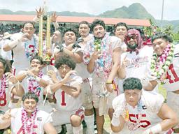 The 2021 Tafuna Warriors Varsity Championship team