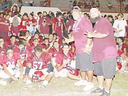 Tafuna's winning JV team with coaches