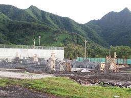 the status of construction on the new Territorial Administration on Aging (TAOA) building 