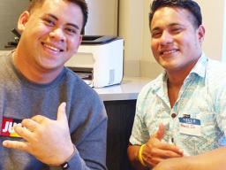 Paolo (left) and Francis (right)