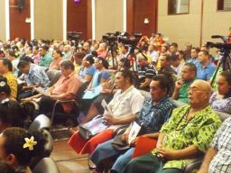  Teachers gather in Apia, Samoa for their annual conference, in a Jan. 2017 file photo