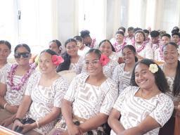 Some members of Team American Samoa 