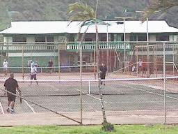 Tennis players at Lions Park