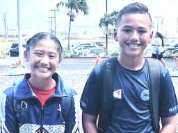 Hermann Thomsen (right) and Joella Ioane