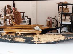 termite eaten canoe