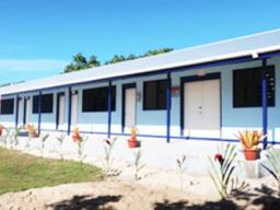 The newly reconstructed Salua Primary School