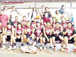 Tafuna High School basketball champs and their coaches and supporters