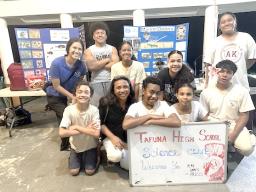 Members of the Tafuna High School Science Club