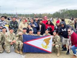 Toa o Samoa after graduating from basic training 