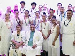 Group photo after the “Toa O Samoa” church service