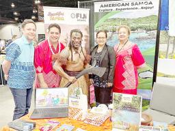 Tourism office staffers from Samoa and Am Samoa