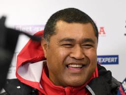 Rugby World Cup winner and Tonga coach Toutai Kefu 