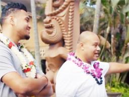 Tua and his dad, Galu