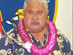Senate President Tuaolo Manaia Fruean