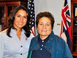 Rep. Tulsi Gabbard and Rep. Aumua Amata