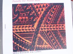 The front-cover of the government’s “First Edition” of the “Tusi Fa’alupega o Tutuila ma Manu’atele” 