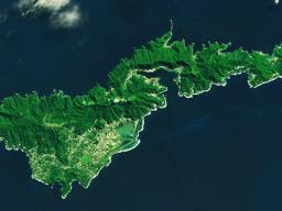 Landsat image of American Samoa’s Tutuila Island