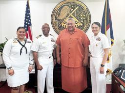 GOVERNOR WITH TOA O SAMOA