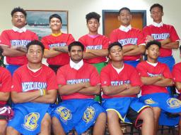 Members of the American Samoa 18U national baseball team
