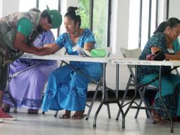 American Samoa voter, Ufi Fegaimaali’i