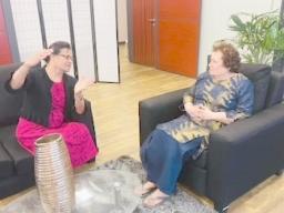 Congresswoman Aumua Amata and Seiuli Elisapeta Ponausuia 