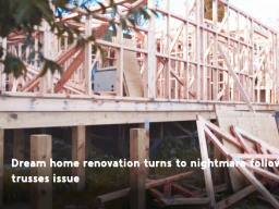 Photo of unfinished house