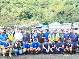USCG with Department of Public Safety, Customs, Port Administration and Homeland Security