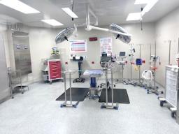 The new Veterinary Treatment Facility’s surgical suite