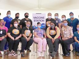 Dept of Health staff at Lee Auditorium