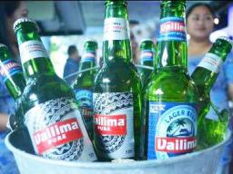 Bottles of Vailima Beer