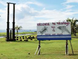 Vaitogi village sign